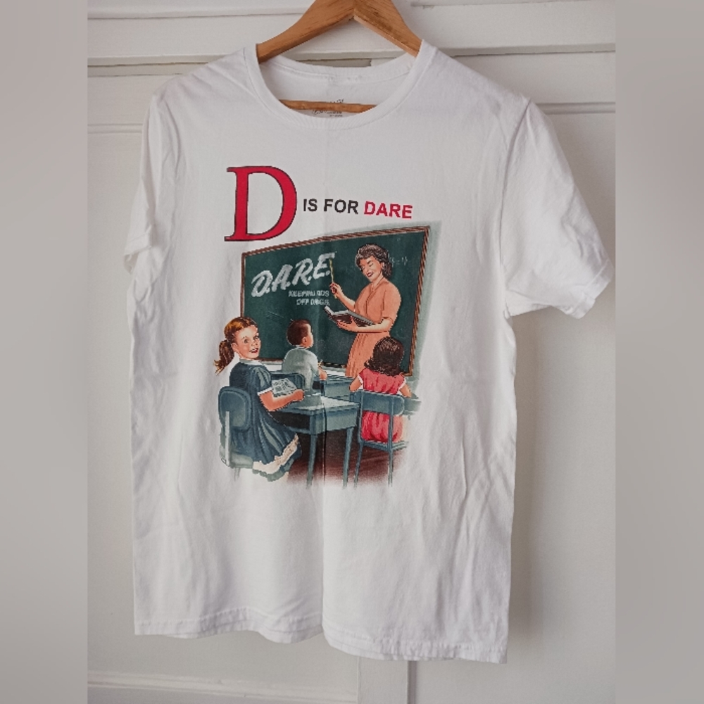 D.A.R.E White Tee
